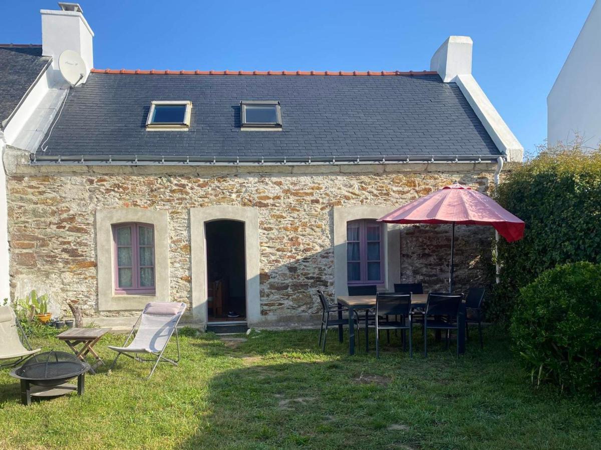 Charmante Maison En Pierre Avec Jardin A Bangor, A 1500 M De La Plage De Vazen - Fr-1-418-157 エクステリア 写真